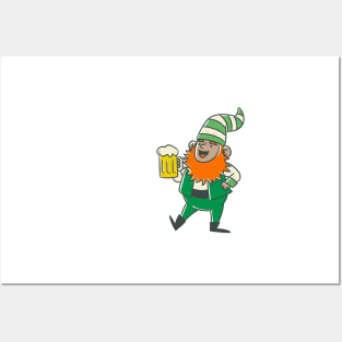 LET'S GET WEIRD St. Patrick's Day 2023 Party Leprechaun Posters and Art